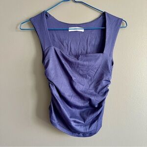 Navy Sleeveless Top